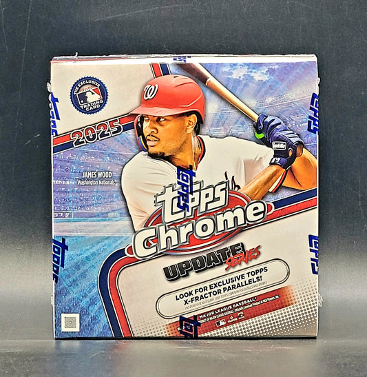 2025 Topps Chrome Update Series Baseball Mega Box