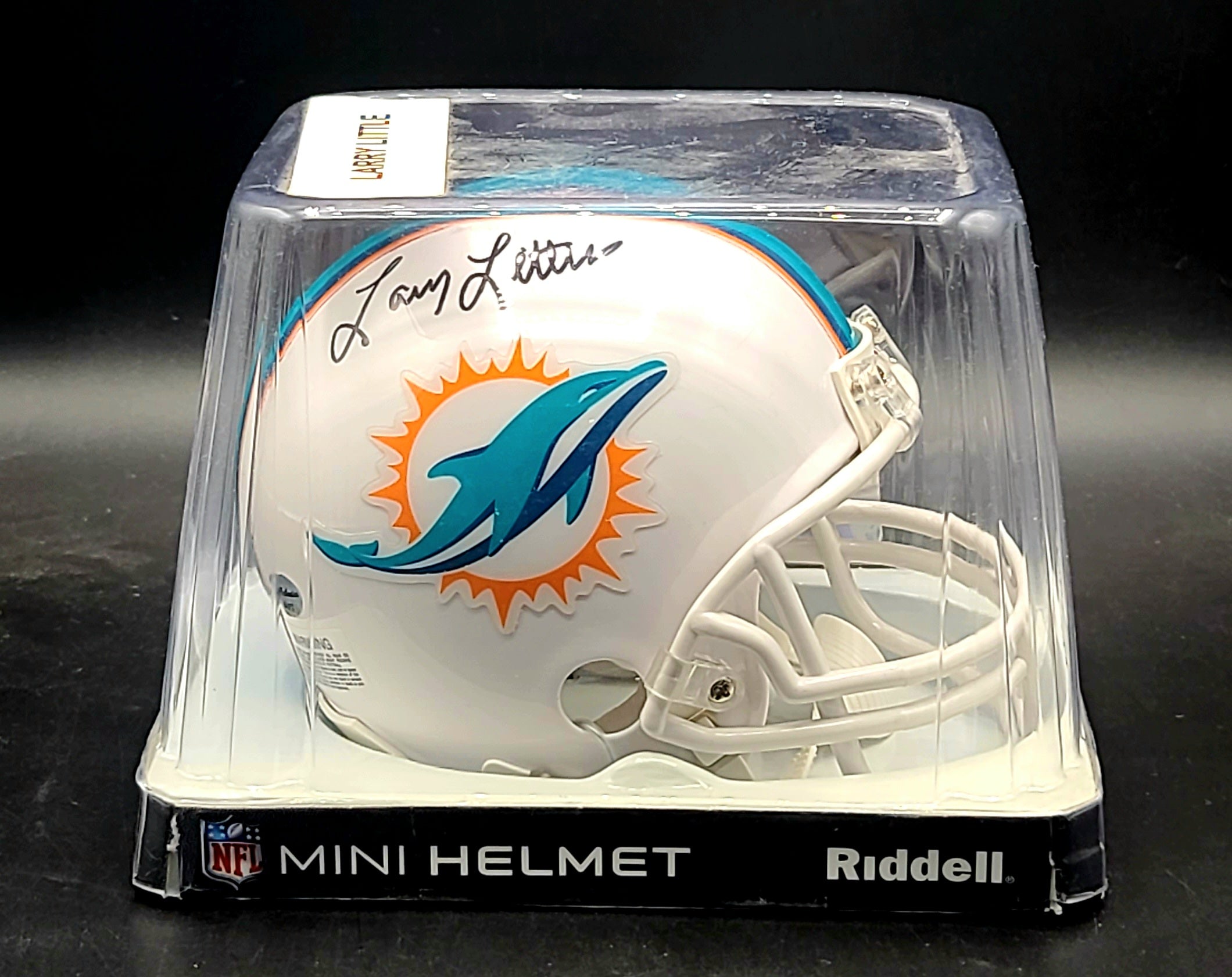 2019 leaf football mini helmet Larry Little Signed root river City Adventurer Backpack *Mini This helmet is sold Color:Shell Grape Navy