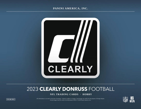 PRE-ORDER 2023 Panini Clearly Donruss Football Hobby Box