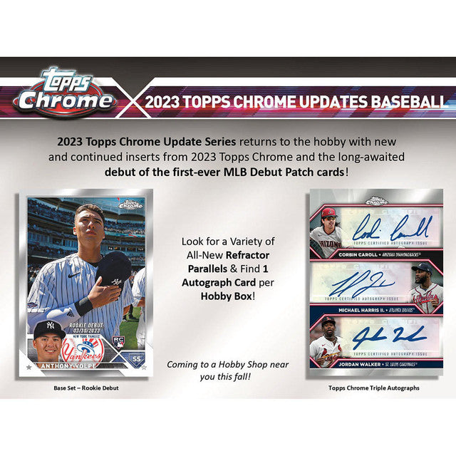 2023 Bowman Chrome Baseball Hobby Box – Mojobreak Shop