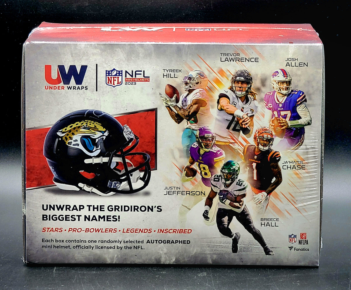 2023 Fanatics Under Wraps Football Mini Helmets Regular Season Edition