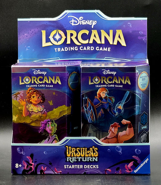 Disney Lorcana: Ursula's Return: Starter Deck Display (8 decks)