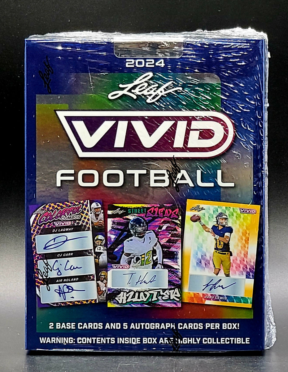 2024 Leaf Vivid Football Hobby Box Mojobreak Shop