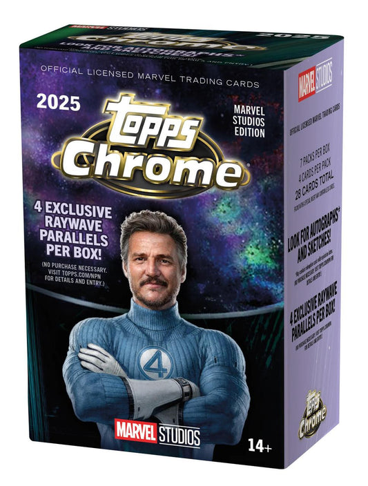 PRE-ORDER 2025 Topps Marvel Studios Chrome Blaster Box