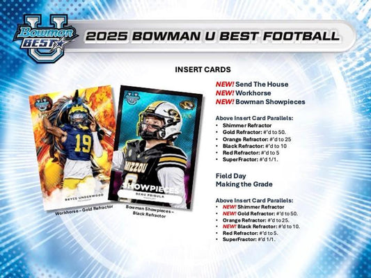 2025 Bowman's Best University Football Hobby Box