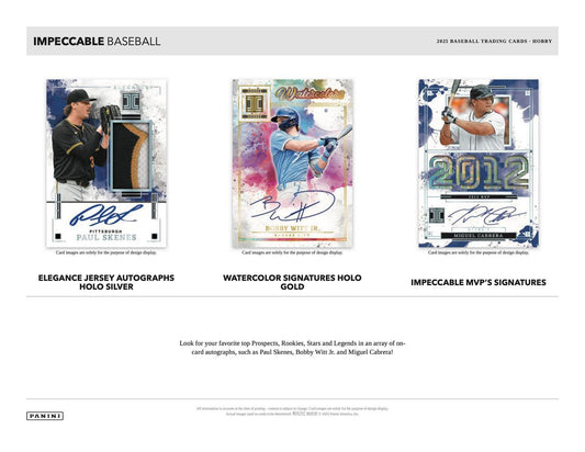 2025 Panini Impeccable Baseball Hobby Box
