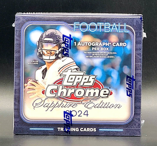 2024 Topps Chrome Football Sapphire Edition Box
