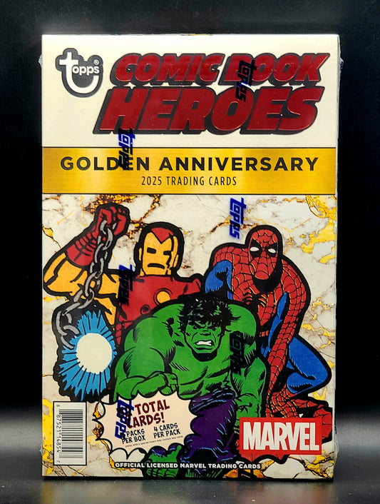 Topps 2025 Marvel Comic Book Heroes 1975 Golden Anniversary Hobby Box