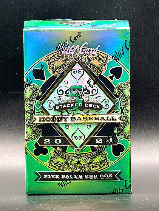PRE-ORDER 2024 Wild Card 5 Card Draw Stacked Deck Baseball Box