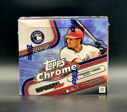 2025 Topps Chrome Update Series Baseball Jumbo Box