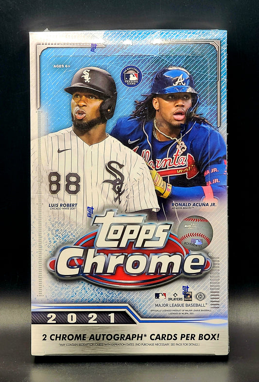 2021 Topps Chrome Baseball Hobby Box