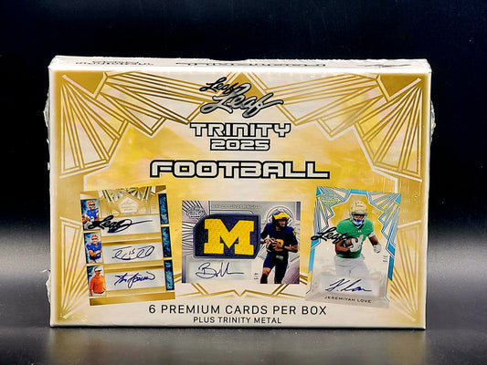 2025 Leaf Trinity Football Hobby Box