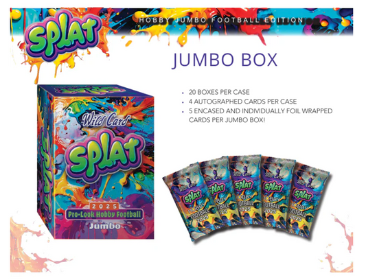 2025 Wild Card Splat Football Hobby Jumbo Box