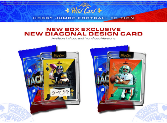 2024 Wild Card Five Card Draw Stacked Deck Football Hobby Jumbo Box