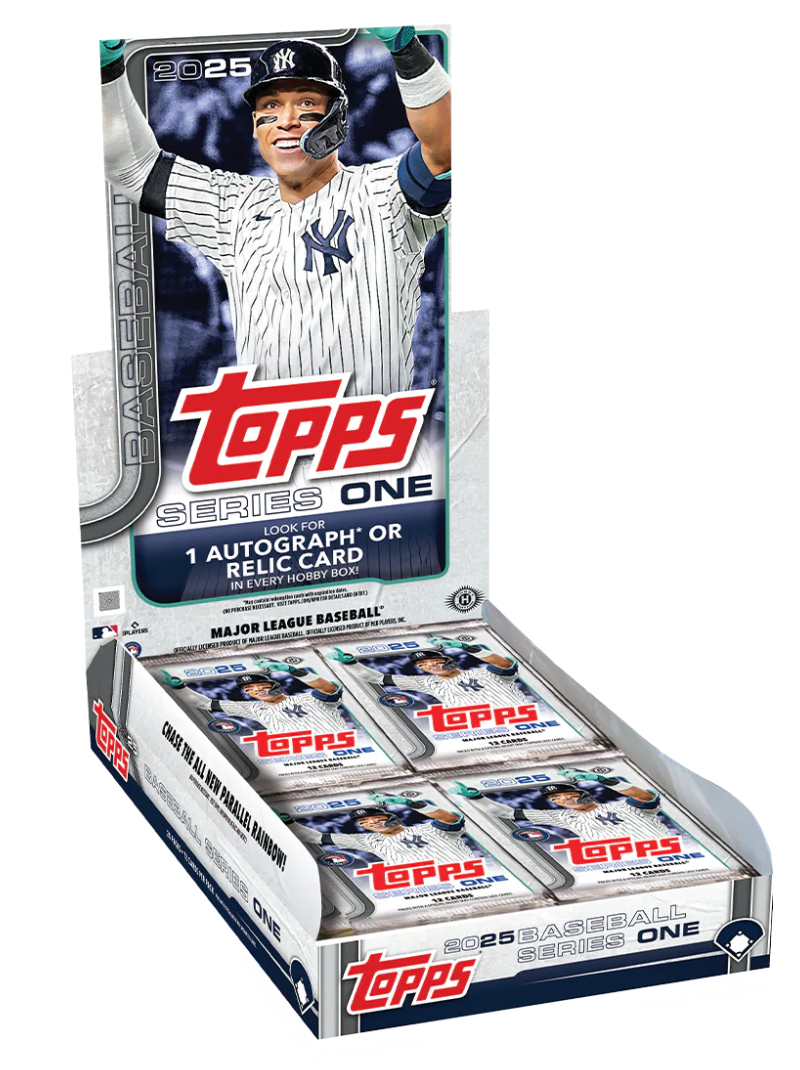 PREORDER 2025 Topps Series 1 Baseball Hobby Box Mojobreak Shop