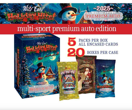 2025 Wild Card Holiday Hits Multi Sport PREMIUM Auto Edition