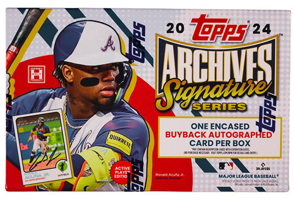 PRE-ORDER 2024 Topps Archives Signature Series Retired Player Ed Baseball Box