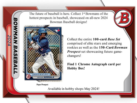 2024 Bowman Baseball Jumbo Box