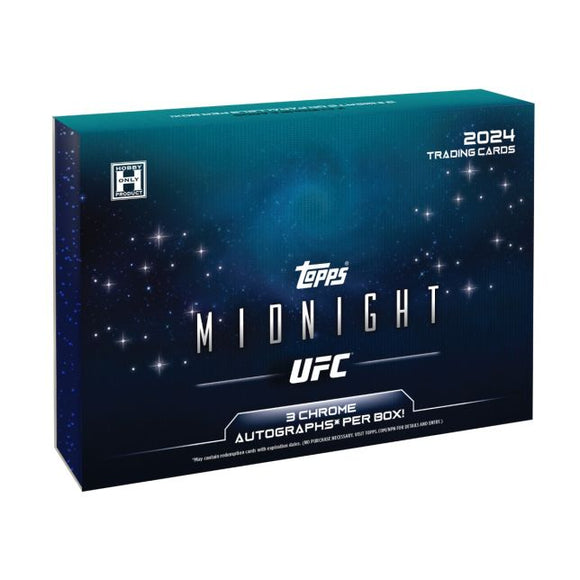 PRE-ORDER 2024 Topps UFC Midnight Hobby Box