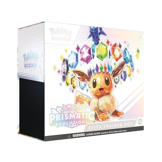 Pokemon Scarlet & Violet Prismatic Evolutions Elite Trainer Box