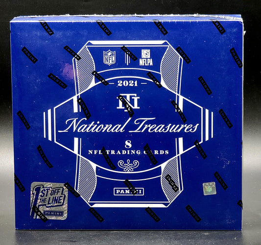 2021 Panini National Treasures Football 1st Off The Line Hobby Box
