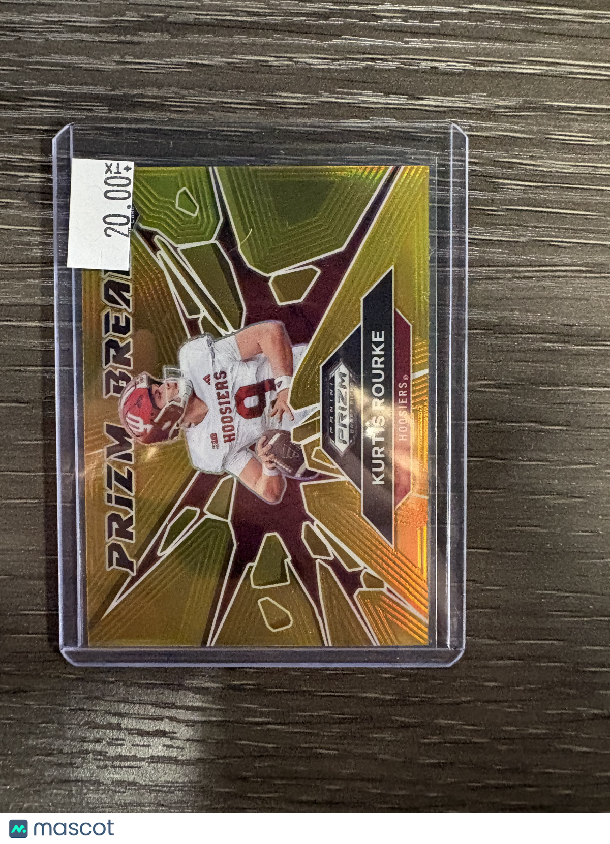 2025 Panini Prizm Draft Picks Prizm Break Kurtis Rourke #15 Gold /10 ...