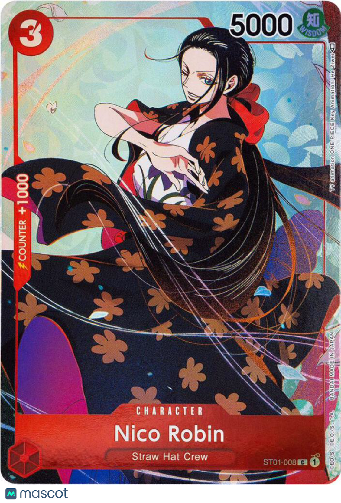 2022 Bandai One Piece Card Game Straw Hat Crew Starter Deck Nico Robin ...