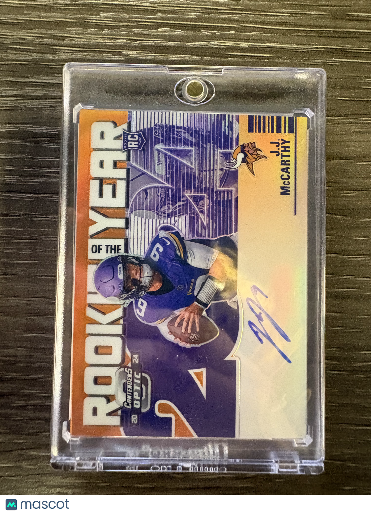 2025 Panini Contenders Optic Rookie of the Year J.J. McCarthy #ROY-JJM ...