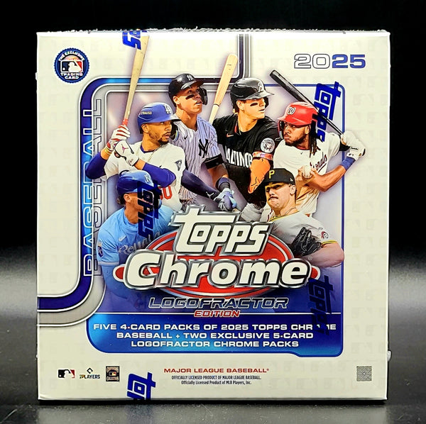 2025 Topps Chrome Baseball Logofractor Edition Box