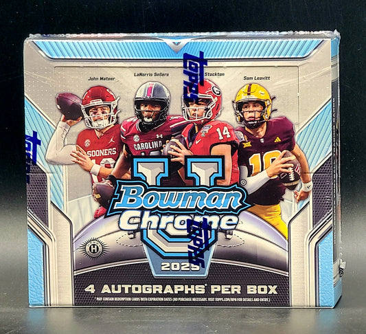 2025 Bowman Chrome University Football Jumbo Box