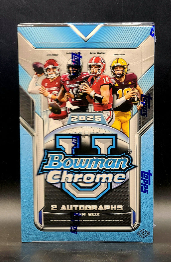 2025 Bowman Chrome University Football Hobby Box