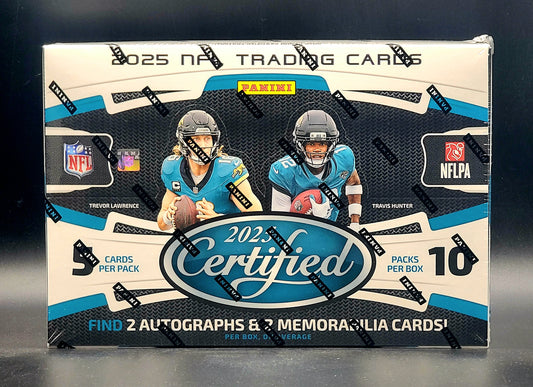 2025 Panini Certified Football Hobby Box