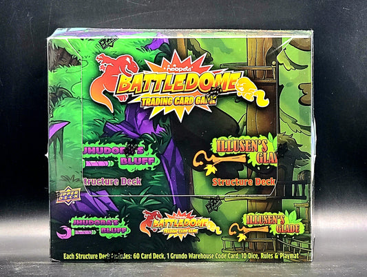 2025 Upper Deck Neopets Battledome TCG Jhudora + Illusen Structure Deck Display Box