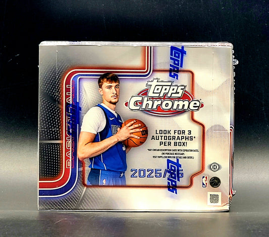 PRE-ORDER 2025/26 Topps Chrome Basketball Jumbo Box
