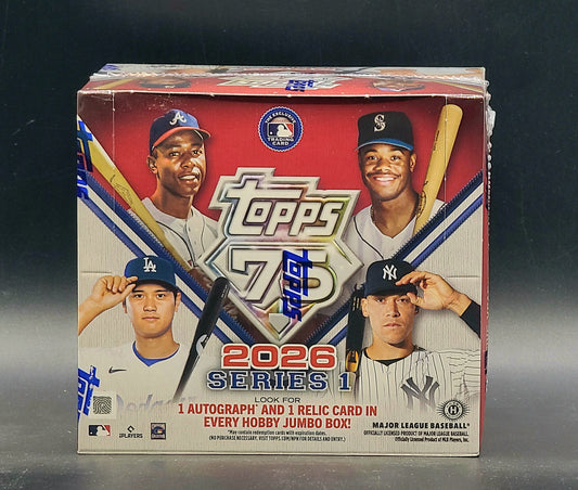 PRE-ORDER 2026 Topps Series 1 Baseball Jumbo Box