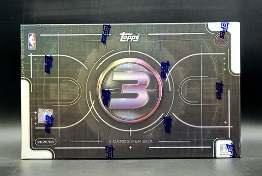 2025/26 Topps Three Basketball Hobby Box