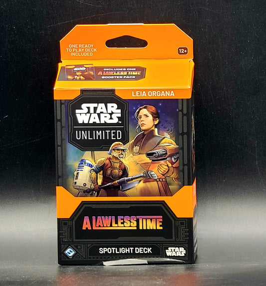 PRE ORDER Star Wars Unlimited: A Lawless Time Spotlight Deck Leia Organa