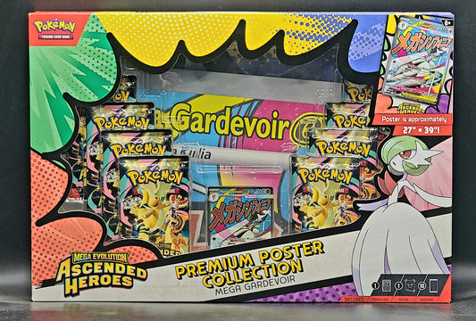 PRE-ORDER Pokemon Mega Evolution Ascended Heroes Premium Poster Collection (Random) Box