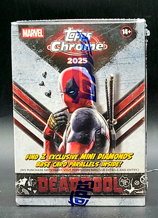2025 Topps Chrome Marvel Deadpool Blaster Box