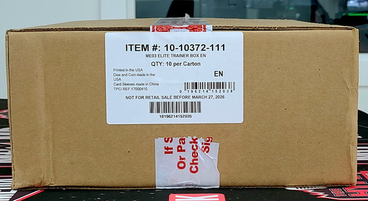 Pokemon Perfect Order 10 Elite Trainer Box Case ME03