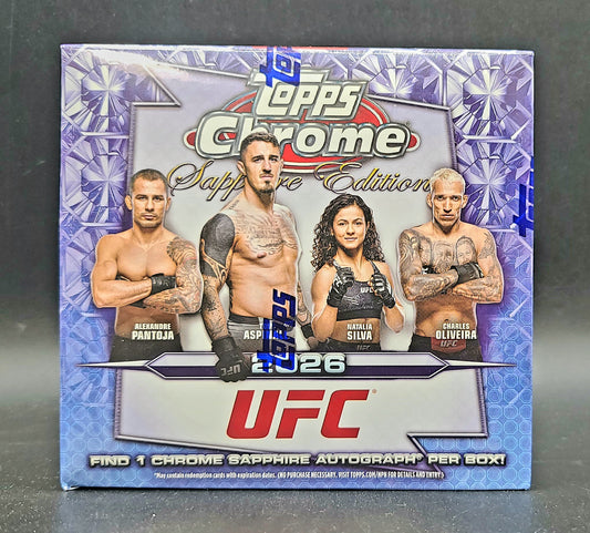 2026 Topps UFC Chrome Sapphire Edition Box