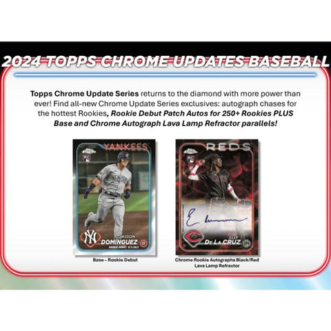 PRE-ORDER 2024 Topps Chrome Update Series Baseball Hobby Box