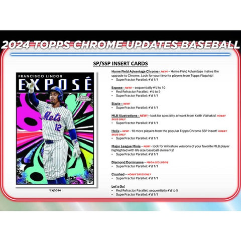 PRE-ORDER 2024 Topps Chrome Update Series Baseball Hobby Box