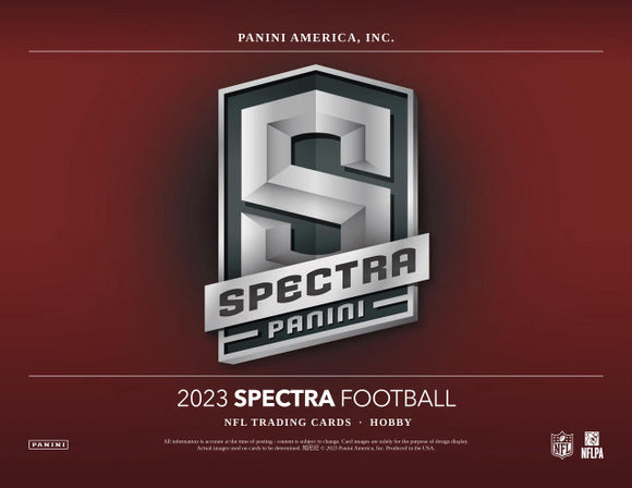 PRE-ORDER 2023 Panini Spectra Football Hobby Box