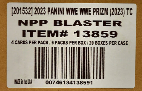 2023 Panini Prizm WWE Blaster 20 Box Case