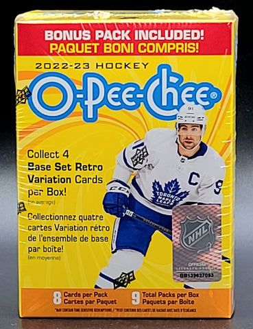 2022/23 Upper Deck O-Pee-Chee Hockey 8-Pack Blaster Box