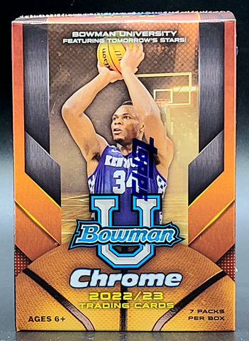 2022/23 Bowman University Chrome Basketball Blaster Box