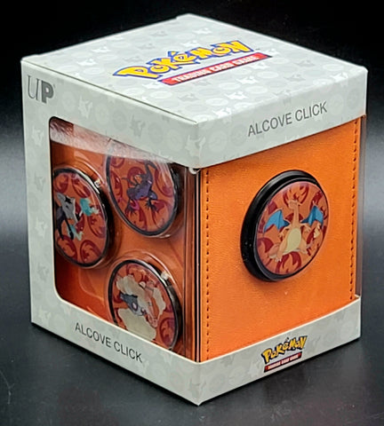 Pokemon Gallery Series Scorching Summit Alcove Click Deck Box