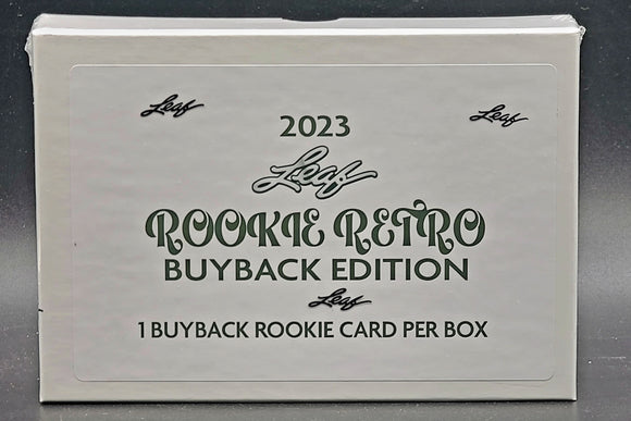 2023 Leaf Rookie Retro Buyback Edition Box