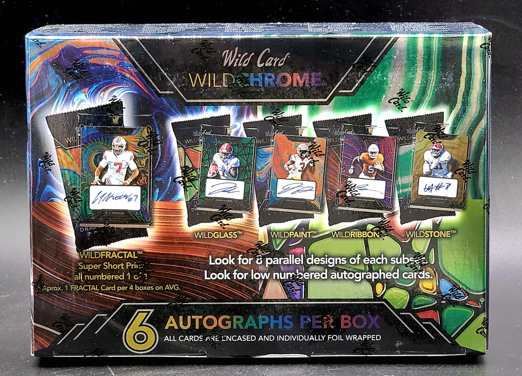 2023 Wild Card Wildchrome Draft Football Hobby Box